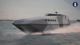 BAE Systems New Littoral Strike Craft concept at NEDS 2023