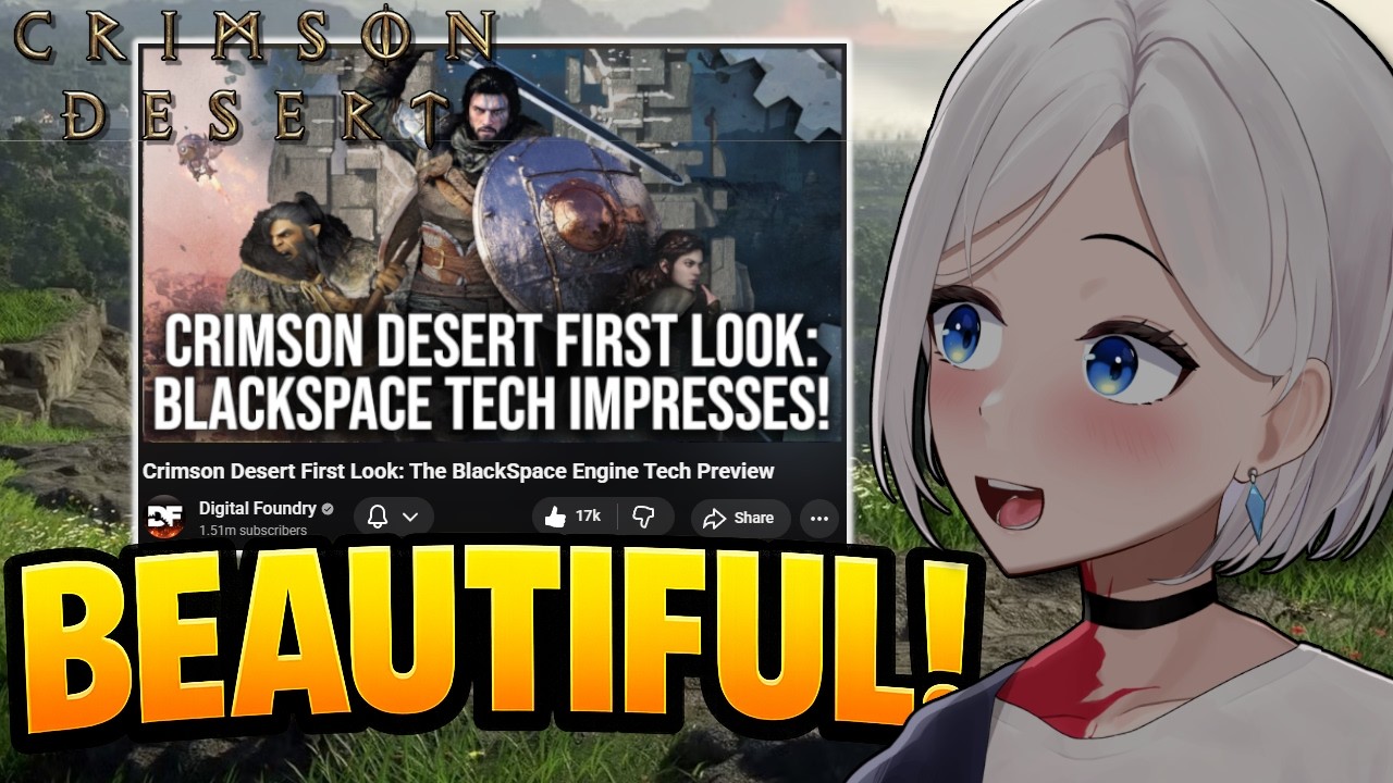 Crimson Desert First Look: The BlackSpace Engine Tech Preview | Elly Reacts To Digital Foundry