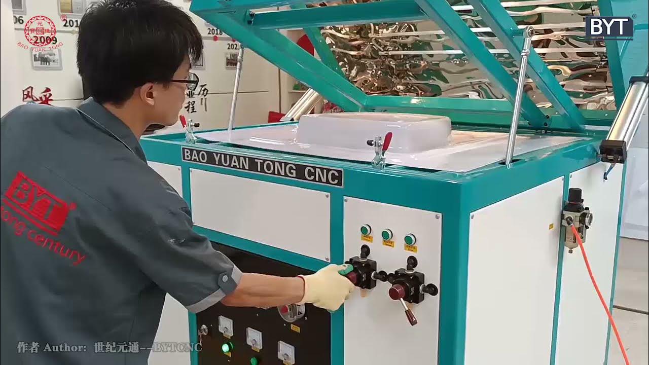 How to install a deep vacuum forming machine from BYTCNC China YouTube