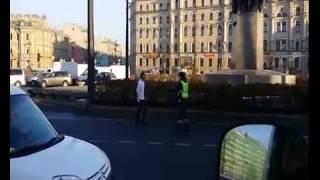 Полицейский VS быдло Перестрелка