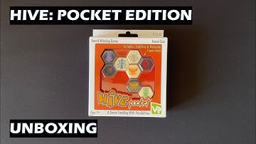 Unboxing Hive Pocket Edition tile game