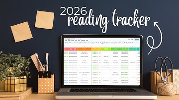 2026 reading spreadsheet/tracker (free google sheets template)