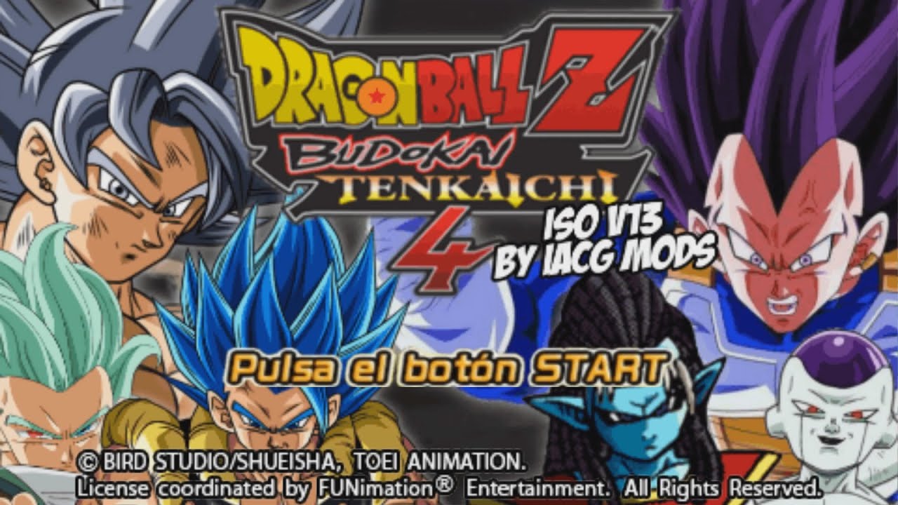 DBZ Tenkaichi Tag Team - Mega Mods V1 Español PSP DBZ Tenkaichi