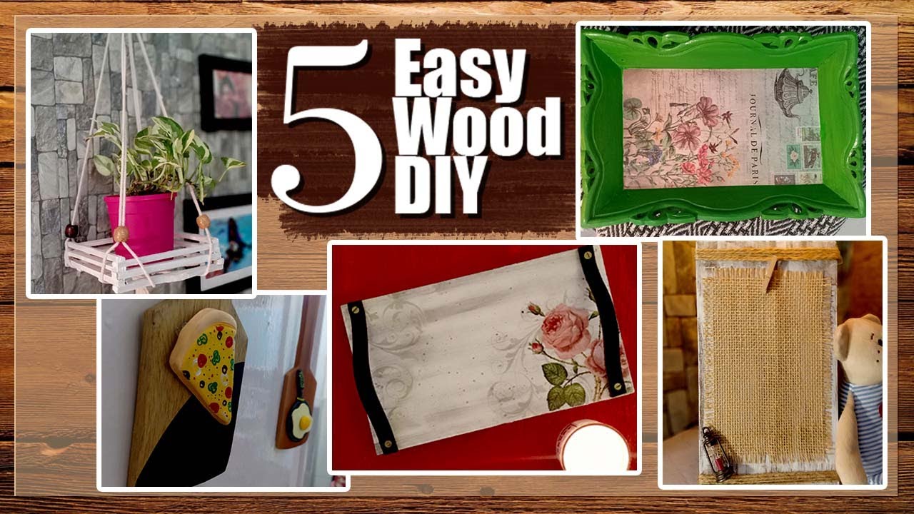 38+ Best DIY Wood Craft Ideas & Tutorials For