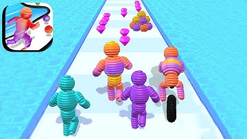 Rope-Man Run - All Levels Gameplay Android,ios (Levels 128-130)