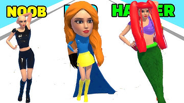 NOOB vs PRO vs HACKER in BUILD A QUEEN! ( NEW UPDATES)