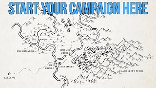 How To Draw The First Fantasy Map For Your Dd Campaign