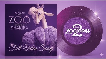 Shakira (Lyrics) — Zoo (Zootopia 2) — Official | Walt Disney Records