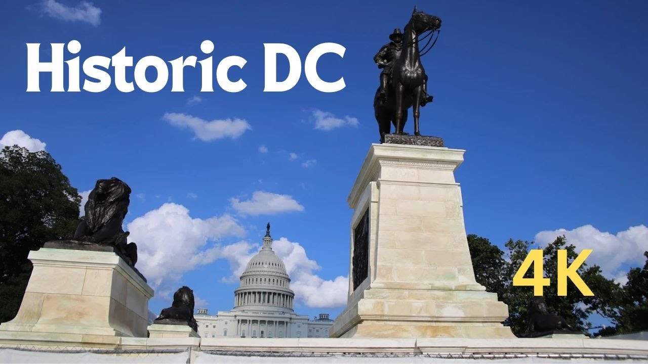 Walking Tour of Ulysses S. Grant Memorial | Washington D.C. in 4K | Historic Capitol Views