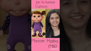 Jan cartoon Vs Humtum #Humtum #cartoons #subscribe