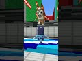 Bluey And Bingo PLAY A DUO MINECRAFT RUN TOGETHER! 3 😃💙🤡 #shorts #minecraft #roblox