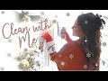 COSY CHRISTMAS CLEAN WITH ME | FESTIVE HOUSE CLEANING MOTIVATION