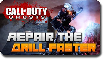 COD Ghosts Extinction - How To "Repair The Drill Faster" Myth (COD Extinction Mythbuster)