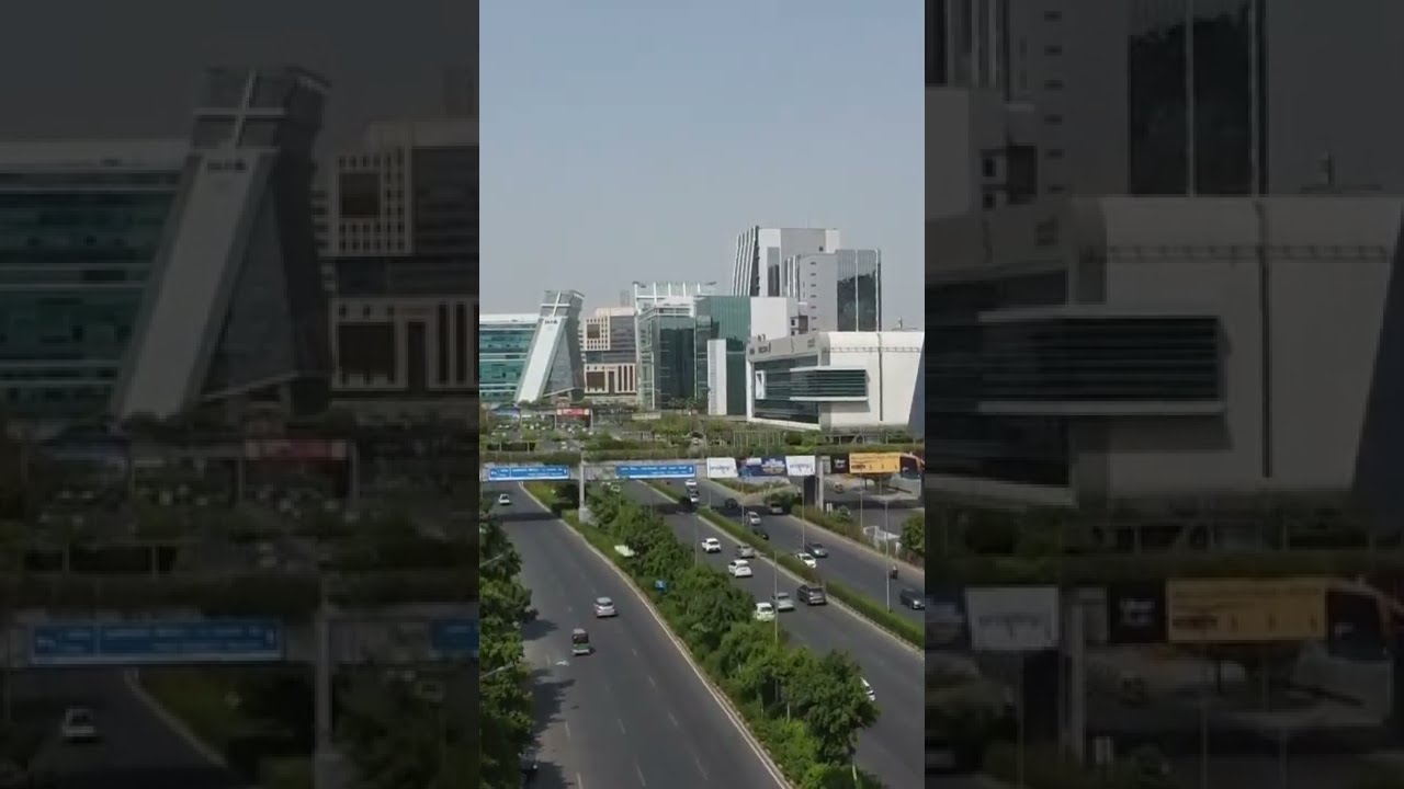 Gurgaon cyber city drone view | | gurgaon drone view