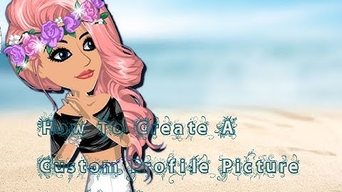 ♥How To Create A Profile Picture ll Arshi Msp ♥