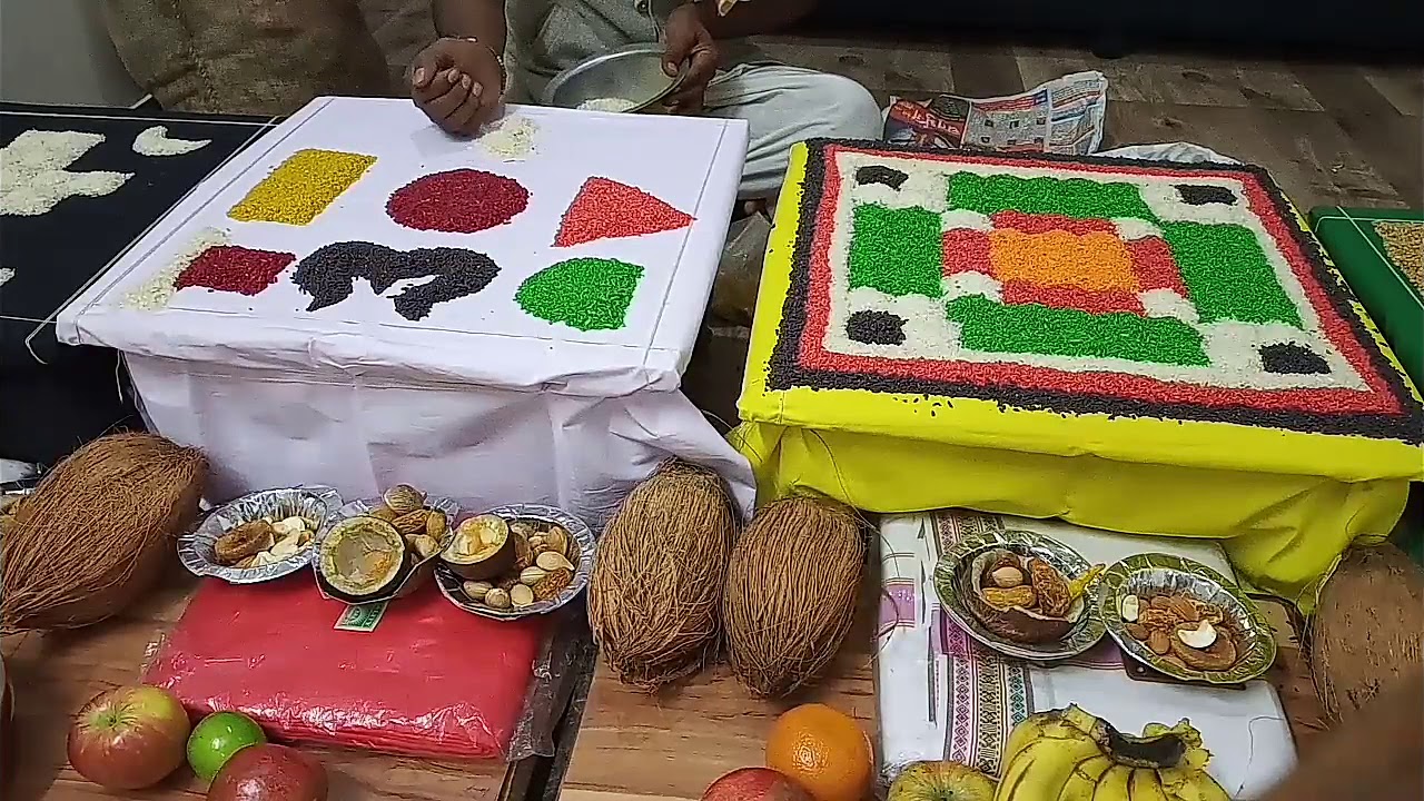 ॥ श्री वास्तुमंडल,नवग्रहमंडल,षोडशमातृकादि,वास्तुशांती पूर्व रचना ॥  vaastu shanti purv rachanaa  ॥