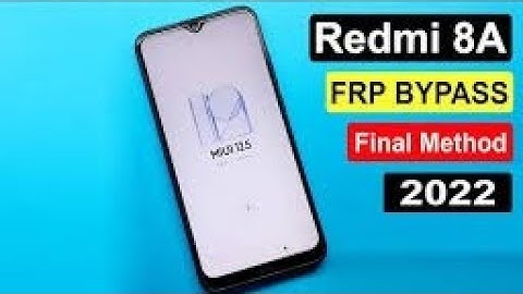 Redmi 8A Frp Bypass MIUI 12.5.2 Google Account Unlock New Method YouTube · Easy Simple Solution