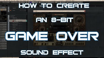 8 Bit Game SFX - How To Create An 8 Bit Game Over Sound Effect