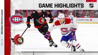 Canadiens @ Senators 2/26 | NHL Highlights 2022