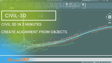 Create Alignment from Objects in Civil 3D
