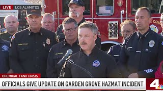 Evacuation zones reduced in Garden Grove chemical incident