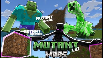 NEW! Mutant Creatures Addon/Mod For MCPE! | 1.21+