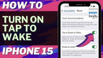 How to Turn on Tap to Wake on iPhone 15