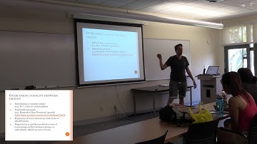 Lecture 32.1 Conflict Between Groups