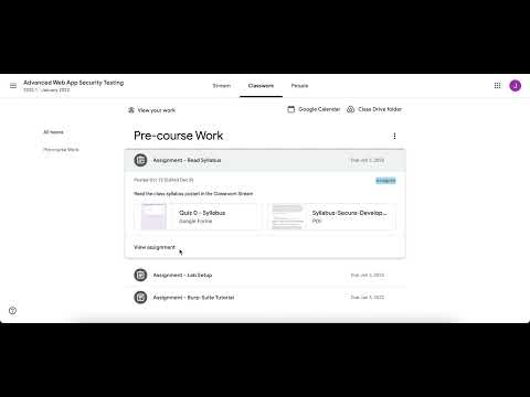 Google Classroom: Mark Assignment as Done