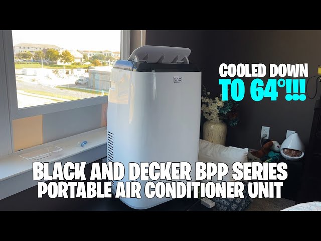 BLACK+DECKER BPACT14HWT Remote Control Portable Air Conditioner, 14,000 BTU  +HEAT, White