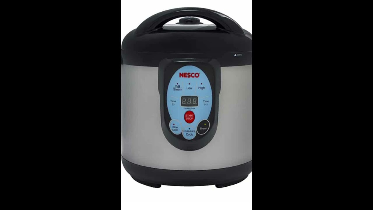 NESCO NPC-9 Smart Electric Pressure Cooker and Canner, 9.5 Quart