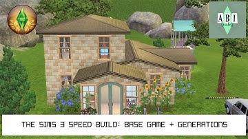 THE SIMS 3 SPEED BUILD: BASE GAME AND GENERATIONS l ABI BUILD