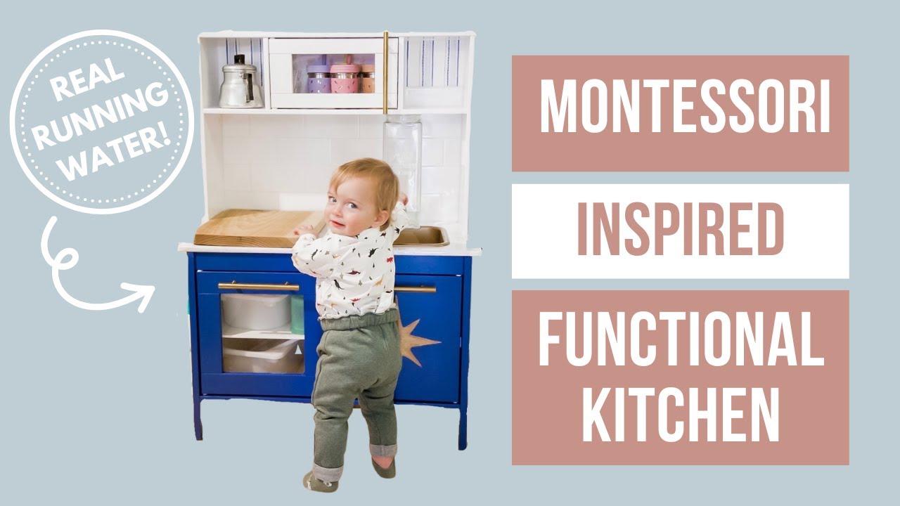 Functional toddler kitchen (IKEA duktig play kitchen hack) — The Organized  Mom Life