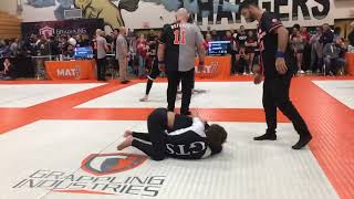 Double leg by Sophie at Grappling Industries BJJ Tournament No Gi Advanced Teens