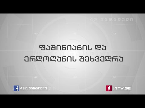 42° პარალელი - ფაშინიანი-ერდოღანის შეხვედრა