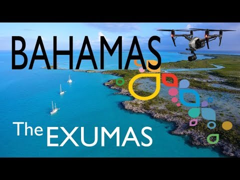 The EXUMA ISLANDS from ABOVE ~ BAHAMAS ~ WeBeYachting.com