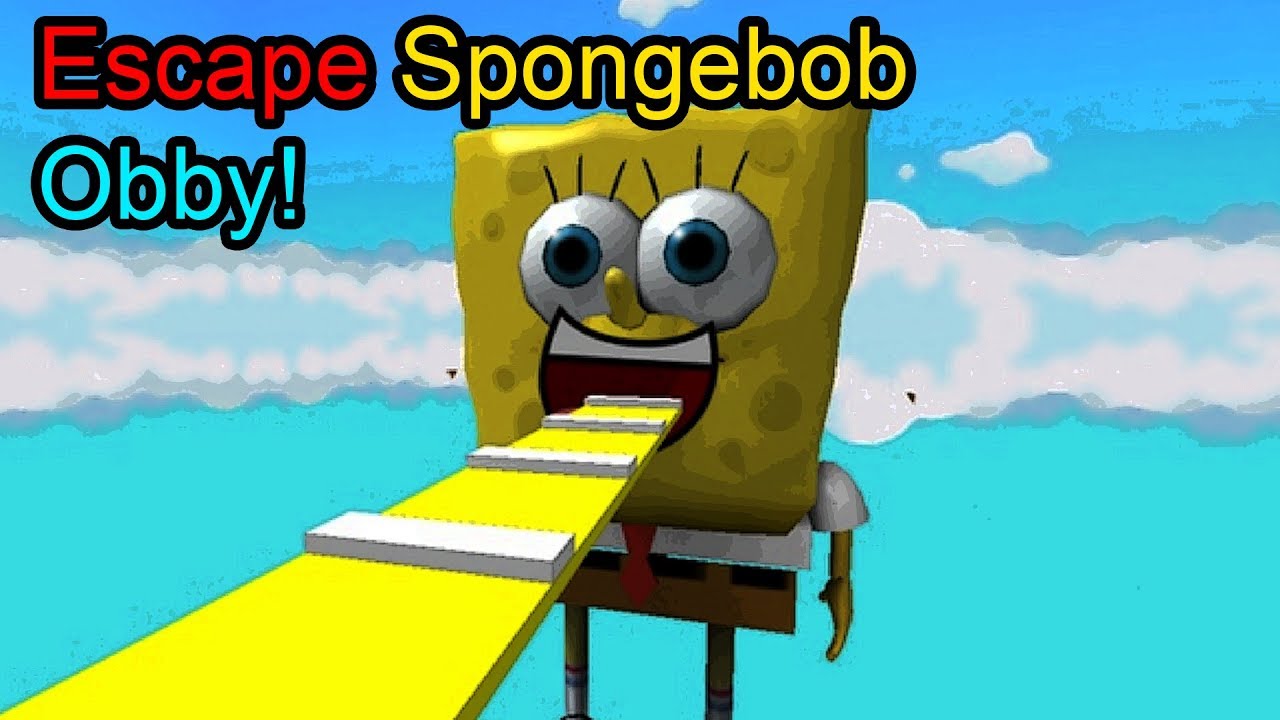 Escape Spongebob Obby Youtube - robloxescape spongebob obby mobile edition youtube