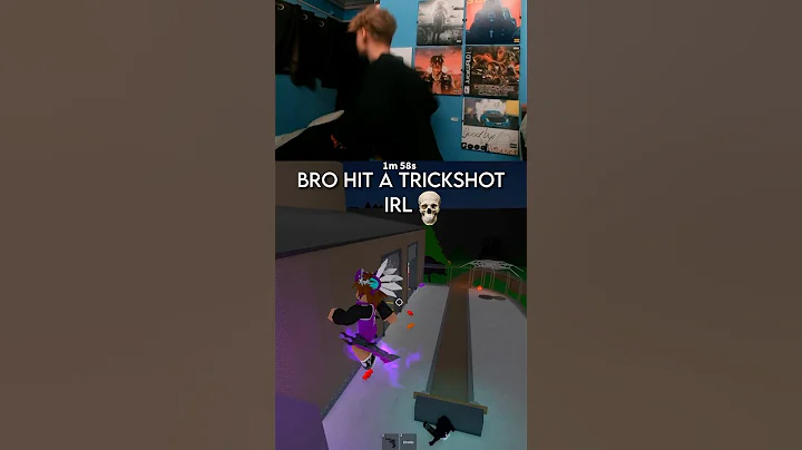 MM2 TRICKSHOT IRL 💀 (Murder Mystery 2)