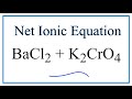 Net Ionic Equations and Solubility
