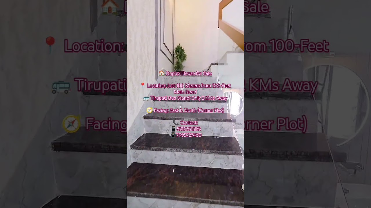 Tirupati Duplex house for sale 🏡🏡