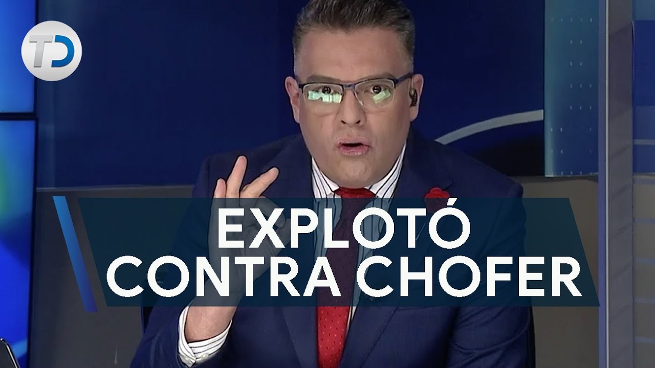 "Se pasó el rojo", Ángel Carrillo explotó en vivo contra chofer de camión