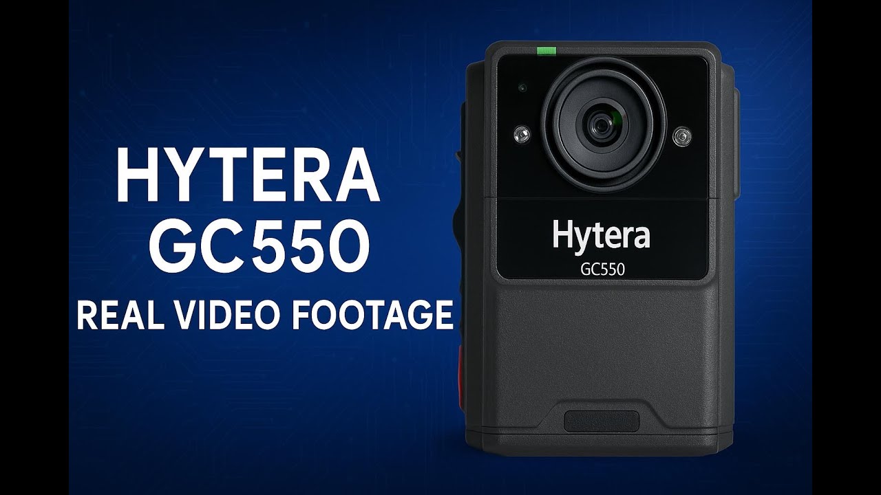 ภาพจริง Hytera GC550 | บอดี้แคมระดับโปร ขนาดกะทัดรัด แต่ฟังก์ชันจัดเต็ม!