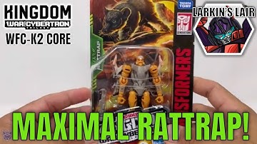 Transformers Kingdom Core Maximal Rattrap Review WFC-K2 (Retail Release), Larkin