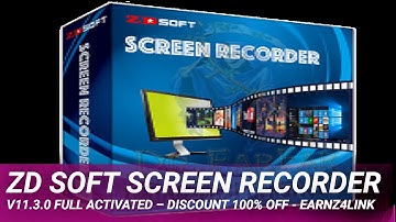 ZD Soft Screen Recorder v11.3.0 Full Activated – Discount 100% OFF - earnz4link