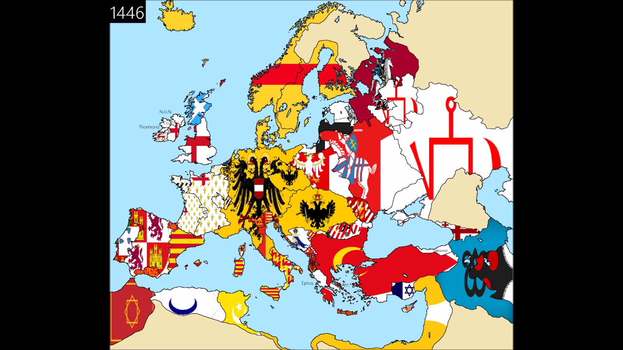 Europe Timeline of National Flags Part 6 YouTube