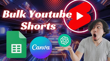 How To Bulk Create Youtube Shorts Using ChatGPT,Canva & Google Sheets ( Step By Step)