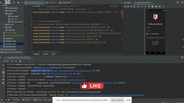 I/UrlLauncher(17669): component name for (url) is null | Flutter errors