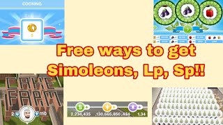 Sims Freeplay | Ways to get XP, LP, SP!!! No Cheat| Easy!!!