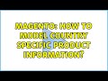 Magento how to model country specific product information