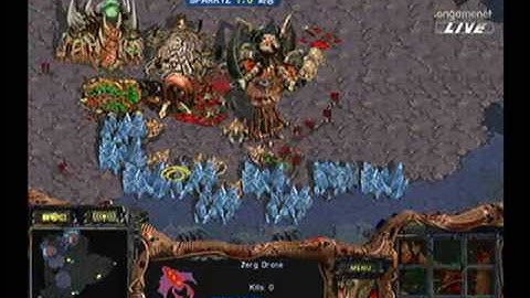 SPL  YellOw[ArnC] vs Jaedong 2009-04-11  @ Neo Medusa